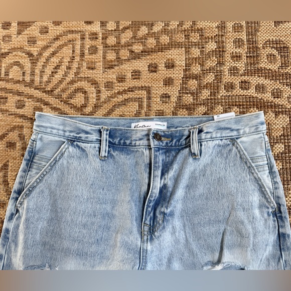 KanCan Maurices Estilo Destroyed Jeans Womens Sz 29 Boyfriend Light Wash Ankle - Picture 2 of 13